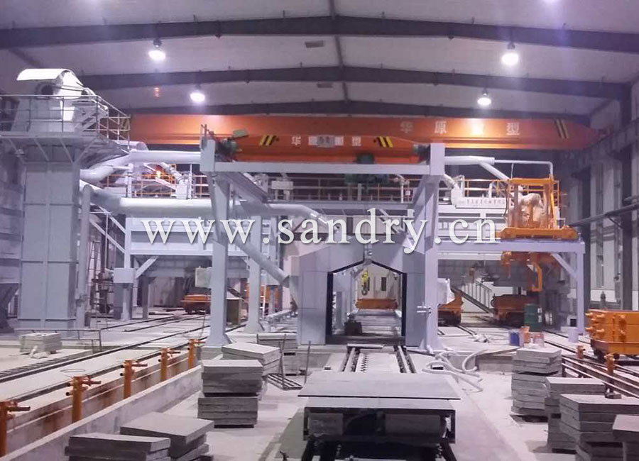 耐磨件v法真空造型线